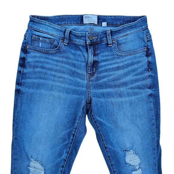 Distressed Jeans Buckle BKE Payton Skinny Size 30 Stretch Denim Crop Ankle - Picture 2 of 10